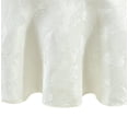 thumbnail image 1 of Elegant Woven Leaves Jacquard Damask Tablecloth - 60" x 84" Oval - Ivory - Elrene Home Fashions, 1 of 4