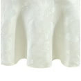 thumbnail image 1 of Elegant Woven Leaves Jacquard Damask Tablecloth - 70" Round - Ivory - Elrene Home Fashions, 1 of 4
