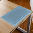 thumbnail image 1 of Elegant Woven Vinyl Placemats Stain Resistant PVC Dining Table Mats, 1 of 9