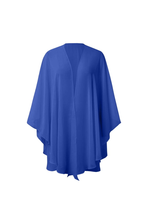 Elegant Wrap Shawl for Bridal Party and Evening Dress Attire with Solid Color Design