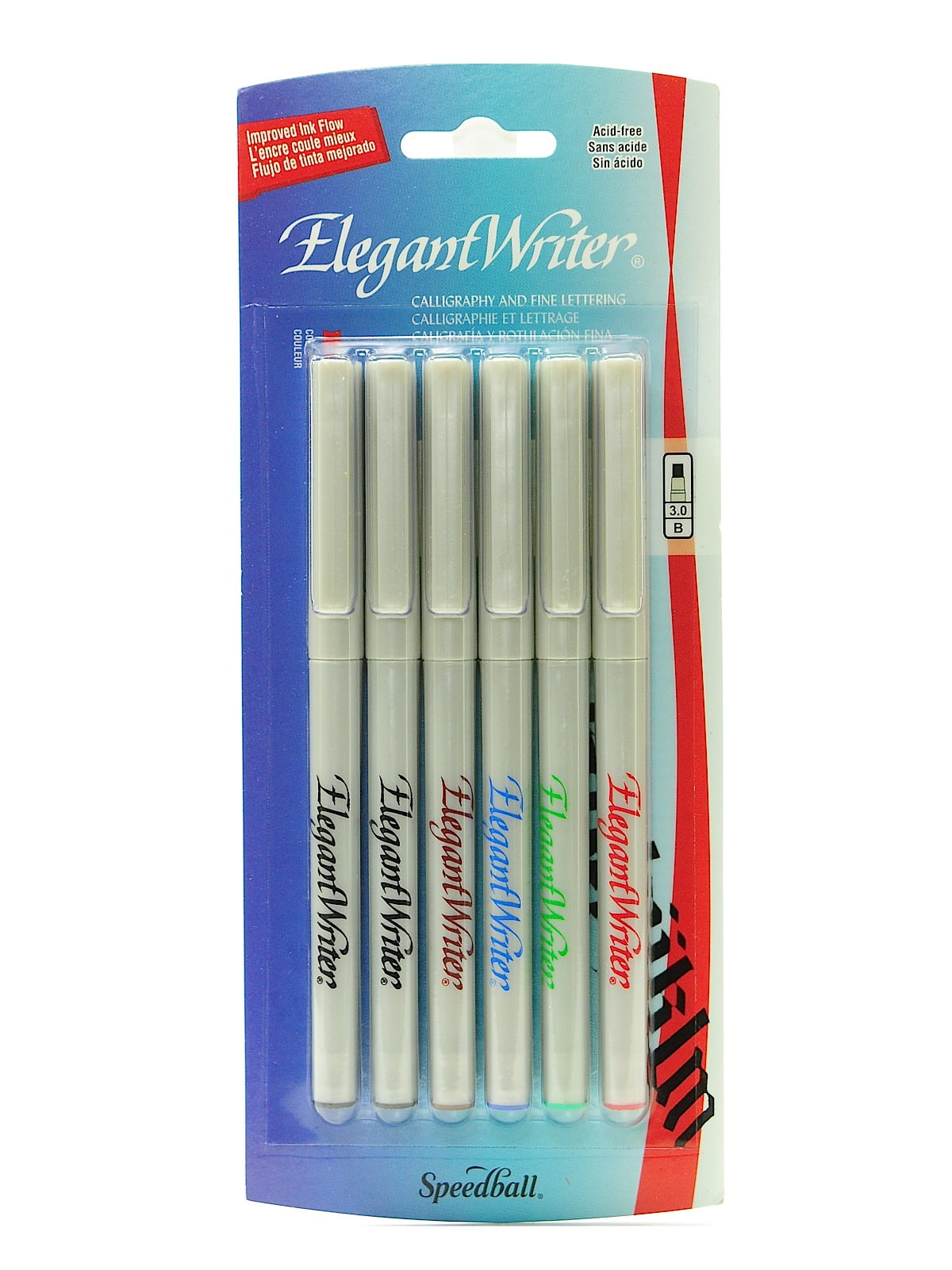 Elegant Writer Calligraphy Marker Sets assorted, broad point, no. 2883 (pack of 2)
