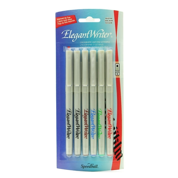 Elegant Writer Calligraphy Marker Sets assorted, broad point, no. 2883 (pack of 2)