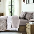 thumbnail image 1 of Elegant and Chic Winter Brush Reversible Soft 3-Piece Duvet Cover Set by Southshore Fine Linens, 1 of 4