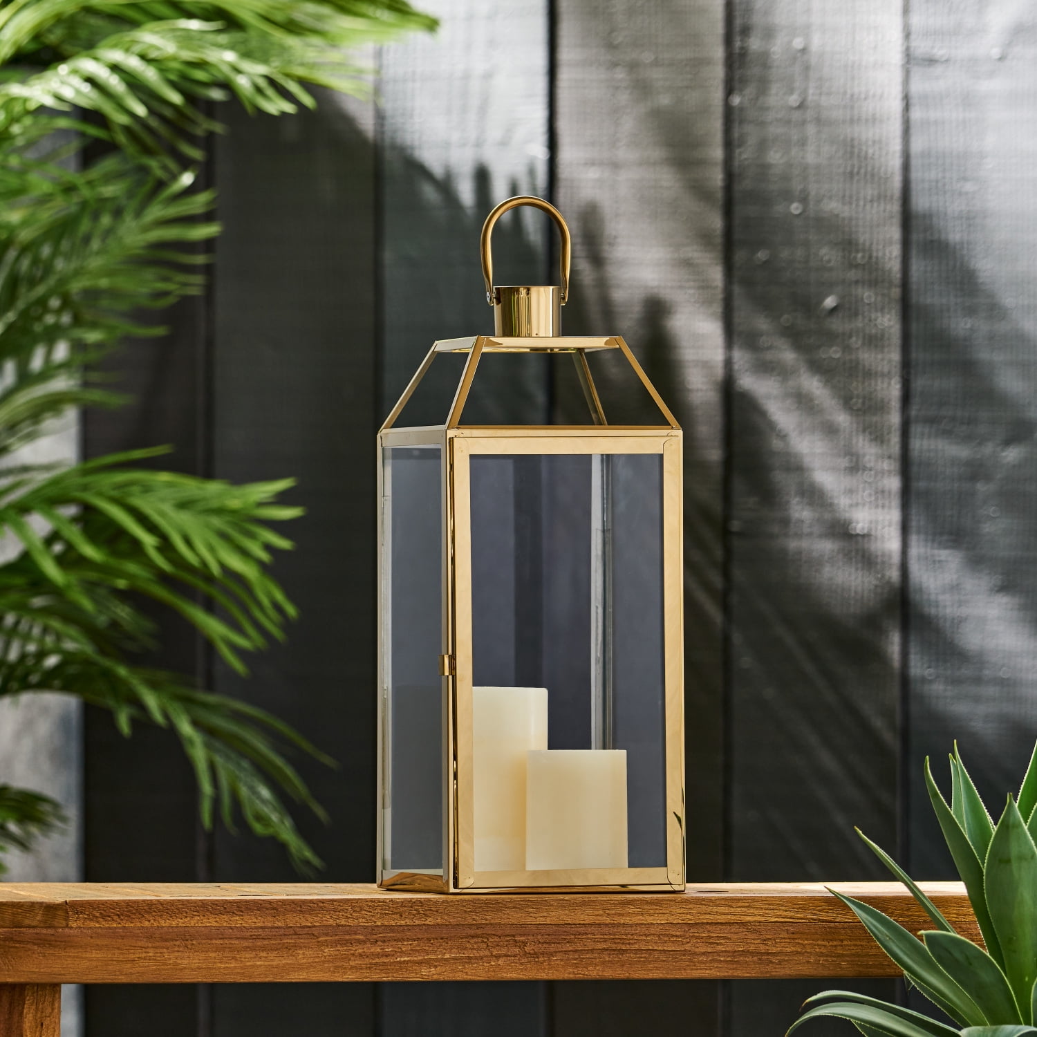 Elegant and Durable HARRIS Stainless Steel Lantern with 18” Height for