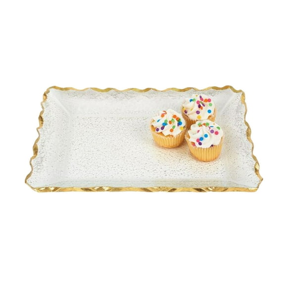 Gold Leaf Serving Tray