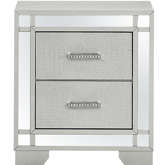 Elegant and Versatile - Serve Drinks or Showcase Decor with a No - Assembly Silver Champagne Accent Table