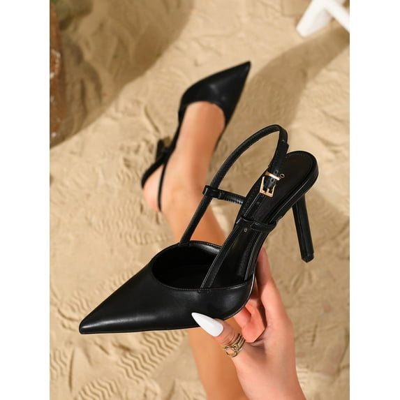 Elegant and fashionable brand women's high heels, comfortable and simple versatile thin high-heeled sandals