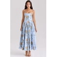 thumbnail image 1 of Elegant and gentle style, slimming floral print sundress for women, 1 of 5