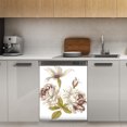 thumbnail image 1 of Elegant floral botanical design Dishwasher Magnet Cover Decorative Sticker for Home Cabinet Kitchen 23" x26", 1 of 5