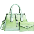 thumbnail image 1 of Elegant Style Crocodile Messenger & Shoulder Bag, Yellow, 1 of 3