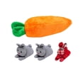 thumbnail image 1 of ElegantHaven Plush Carrot Toy Set - Soft Stuffed Carrot Plushies for Easter Bunny Themed Decor, Kids' Play Toys & Party Favors, 1 of 4