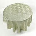 thumbnail image 1 of ElegantHome Rose Embossed Fabric Tablecloth (70" Round) - Sage, 1 of 1