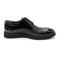 thumbnail image 1 of Elegante Men's Anthony Cap Toe Leather Oxford Shoes, Polla Nero Vernice,8 M US, 1 of 5