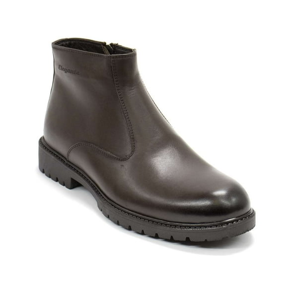 Elegante Men's Asti Leather Winter Boots, Positano Caffe,8 M US