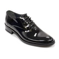 thumbnail image 1 of Elegante Men's Bruno Patent Leather Oxford Shoes, Black,9 M US, 1 of 5
