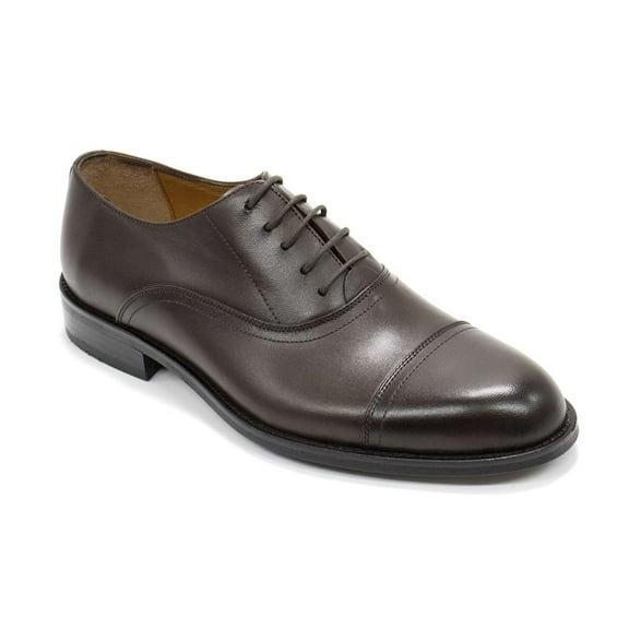 Elegante Men's Cinque Leather Oxford Shoes, Cinque Caffe,6 M US