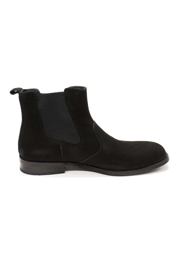Men's Daniel Leather Chelsea Boots, Nera Nubuck Nero,7 M US