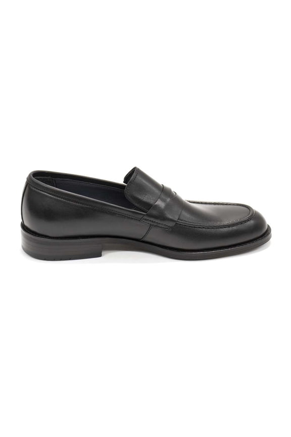 Men's Primo Leather Penny Loafer, Black,12 M US