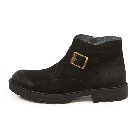 Elegante Men's Siena Leather Ankle Boots