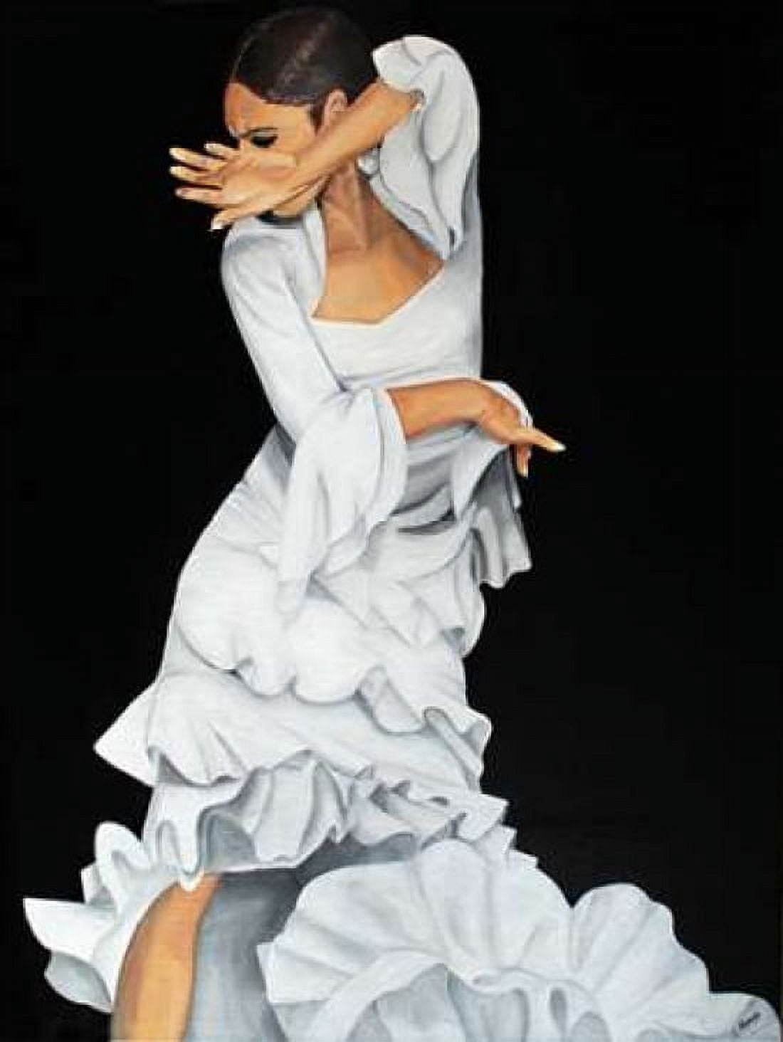 Eleganter Schwung Canvas Art - Carolina Alonso (18 x 24)