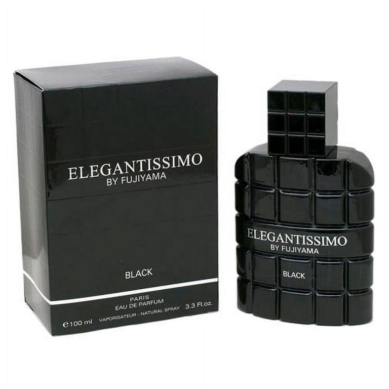 Elegantissimo Black by Parfum Fujiyama, oz EDP Spray for Men