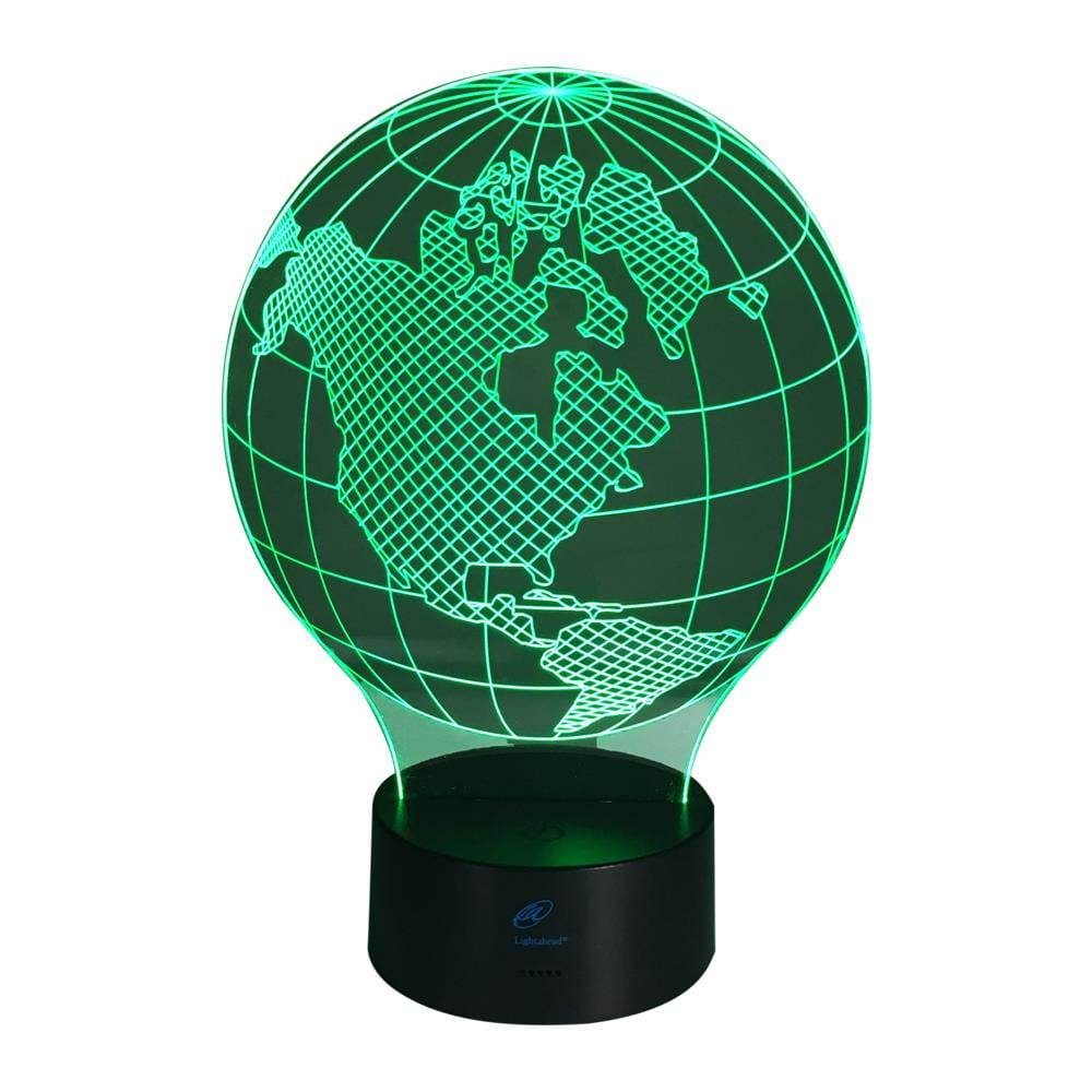 Elegantoss Amazing 3D Optical Illusion Touch Night Light LED Desk Lamp