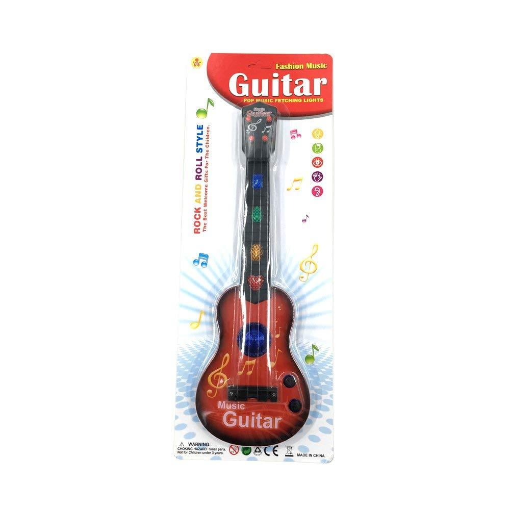 Elegantoss Electric Toy Guitar with Music Sounds & Lights for Children