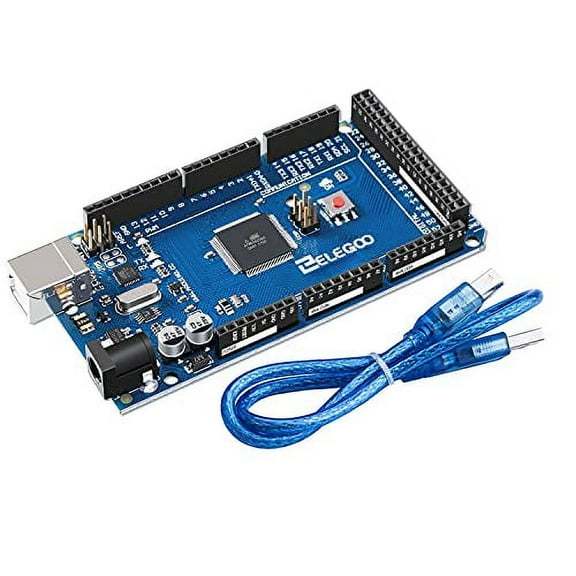 ELEGOO MEGA 2560 R3 Board ATmega2560 ATMEGA16U2 USB Cable Compatible with Arduino IDE RoHS Compliant
