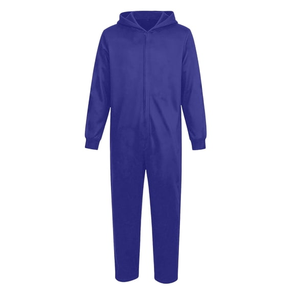 Elegyee Boys Hooded Onesie Zip Up Long Sleeve Jumpsuit One-Piece Pajama Blanket Sleeper