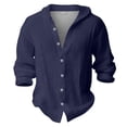 thumbnail image 1 of Elegyee Boys Hooded Shirt Solid Long Sleeve Button Down Shirt Summer Breathable Top, Sizes 4-17Y, 1 of 5
