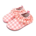 thumbnail image 1 of Elegyee Girls Water Shoes Cartoon Print Ruffle Soft Sole Beach Swimming Barefoot Sneakers, 1 of 9