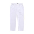 thumbnail image 1 of Elegyee Little Boys Formal Pants Solid Color Mid Rise Pull On Baggy Soft Straight Trousers, 1 of 3