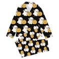 thumbnail image 1 of Elegyee Toddler Girls' Halloween Pajamas Cute Long Sleeve Top Pants Sleepwear, Black, Size 3-4, 1 of 4