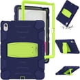 thumbnail image 1 of Elehold Hybrid  Heavy Duty Rugged  Case Compatible with iPad 10th Gen 10.9" (2022),Hard PC+Soft TPU with Built-in Hidden Kickstand Shockproof Double Protection Case Cover,B, 1 of 9
