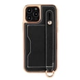thumbnail image 1 of Elehold Luxury Leather Hand Strap Card Slot Case Compatible with iPhone 14 Plus 6.7 Inch with Shockproof Kickstand Lanyard For iPhone 14 Plus,Black, 1 of 6