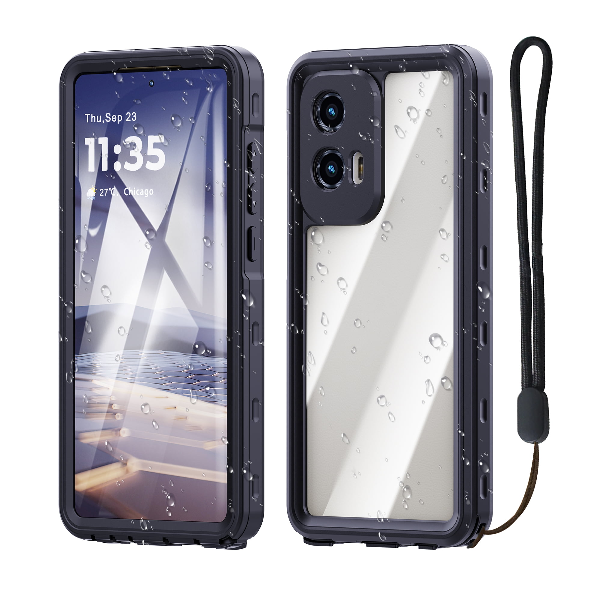 Elehold for Motorola Moto G Stylus 5G 2024 Case with Builtin Screen