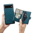 thumbnail image 1 of Elehold PU Leather Wallet Case Compatible with Google Pixel 7 6.3 inch Ultra Slim Leather and Soft TPU Support Wireless Charging Shockproof Kickstandwith Detachable Crad/Cash Slot Case,Blue, 1 of 15