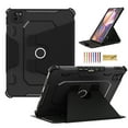 thumbnail image 1 of Elehold Rugged Case Compatible with Apple iPad iPad (10.2-Inch) (9th/8th/7th Generation) Hard PC+Soft TPU with Shockproof Kickstand Full Body Protection,Black, 1 of 18