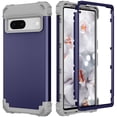 thumbnail image 1 of Elehold Rugged Case for Google Pixel 7 Hard PC Soft Silicone Hybrid Shockproof Scratch-Resistant Anti-Fingerprint Slim Thin Case For Google Pixel 7,Darkblue, 1 of 6