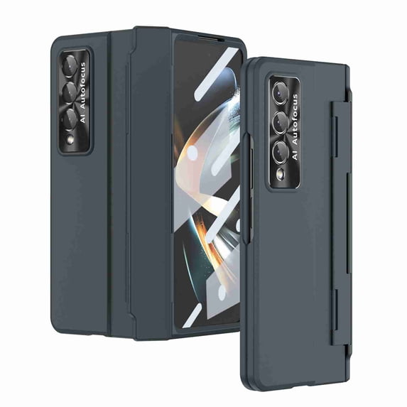 Elehold Rugged Case for Samsung Galaxy Z Fold 3 7.6 inch 5G 2022 Cover, Hard PC and Soft TPU with Full Body Shockproof Screen Protector Hinge Protection Kickstand Support Wireless Charging Case,Green