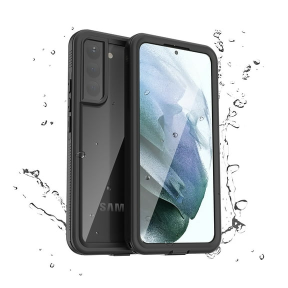 Elehold for Samsung Galaxy S22+ 5G (6.6 inch) Waterproof Case,with Built-in Screen Protector,Full Body Protection Shockproof Hybrid Rugged Daily Use Dust Proof Back Clear Phone Case,Black