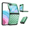 thumbnail image 1 of Elehold for Samsung Galaxy Z Flip 6 Case with Front Screen Protector & Hinge Protection, Ful Body Rugged Protective Phone Case for Galaxy Z Flip6 5G,Green, 1 of 5