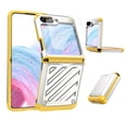 thumbnail image 1 of Elehold for Samsung Galaxy Z Flip 6 Case with Front Screen Protector & Hinge Protection, Ful Body Rugged Protective Phone Case for Galaxy Z Flip6 5G,Silver, 1 of 5