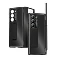 thumbnail image 1 of Elehold for Samsung Galaxy Z Fold 7 Case with S Pen & Pen Holder, Aluminum Alloy Shockproof Rugged Case Hinge Protection Screen Protector Kickstand, Black, 1 of 7