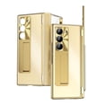 thumbnail image 1 of Elehold for Samsung Galaxy Z Fold 6 Case with S Pen & Pen Holder, Aluminum Alloy Z Fold 6 Case Hinge Protection Screen Protector Kickstand,Gold, 1 of 7