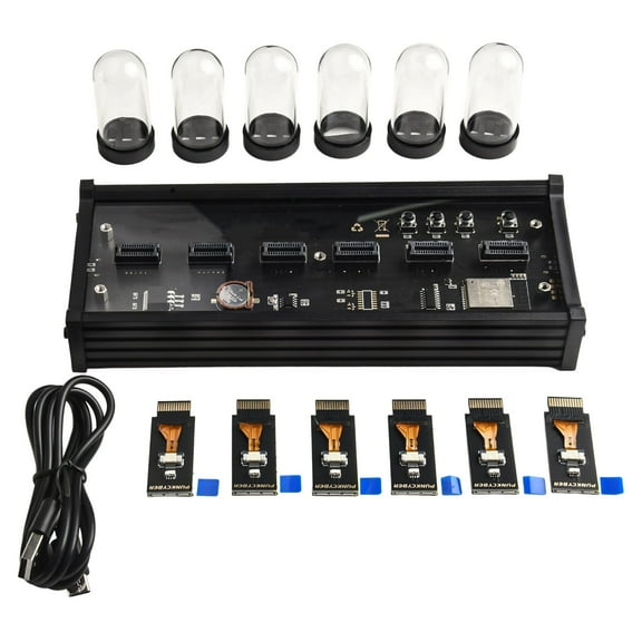 EleksMaker EleksTube IPS 6-Bit IPS Retro Glows Analog Nixie Tube Elekstube Clock Home Decoration Products