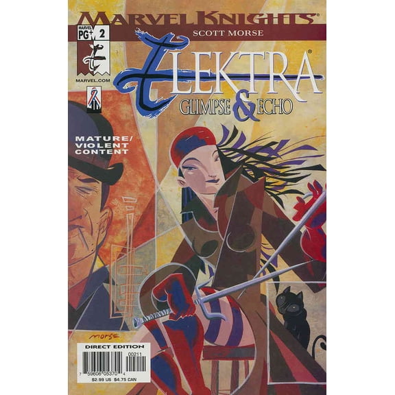Elektra: Glimpse And Echo #2 VF ; Marvel Comic Book