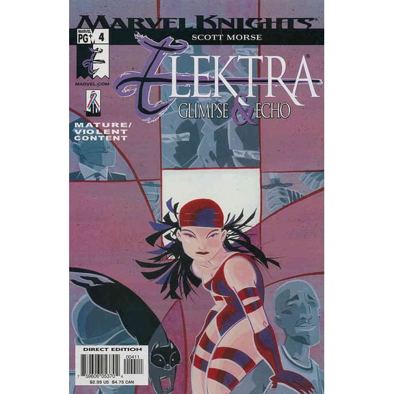 Elektra: Glimpse And Echo #4 VF ; Marvel Comic Book