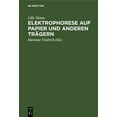 thumbnail image 1 of Elektrophorese Auf Papier Und Anderen Trägern, (Hardcover), 1 of 1