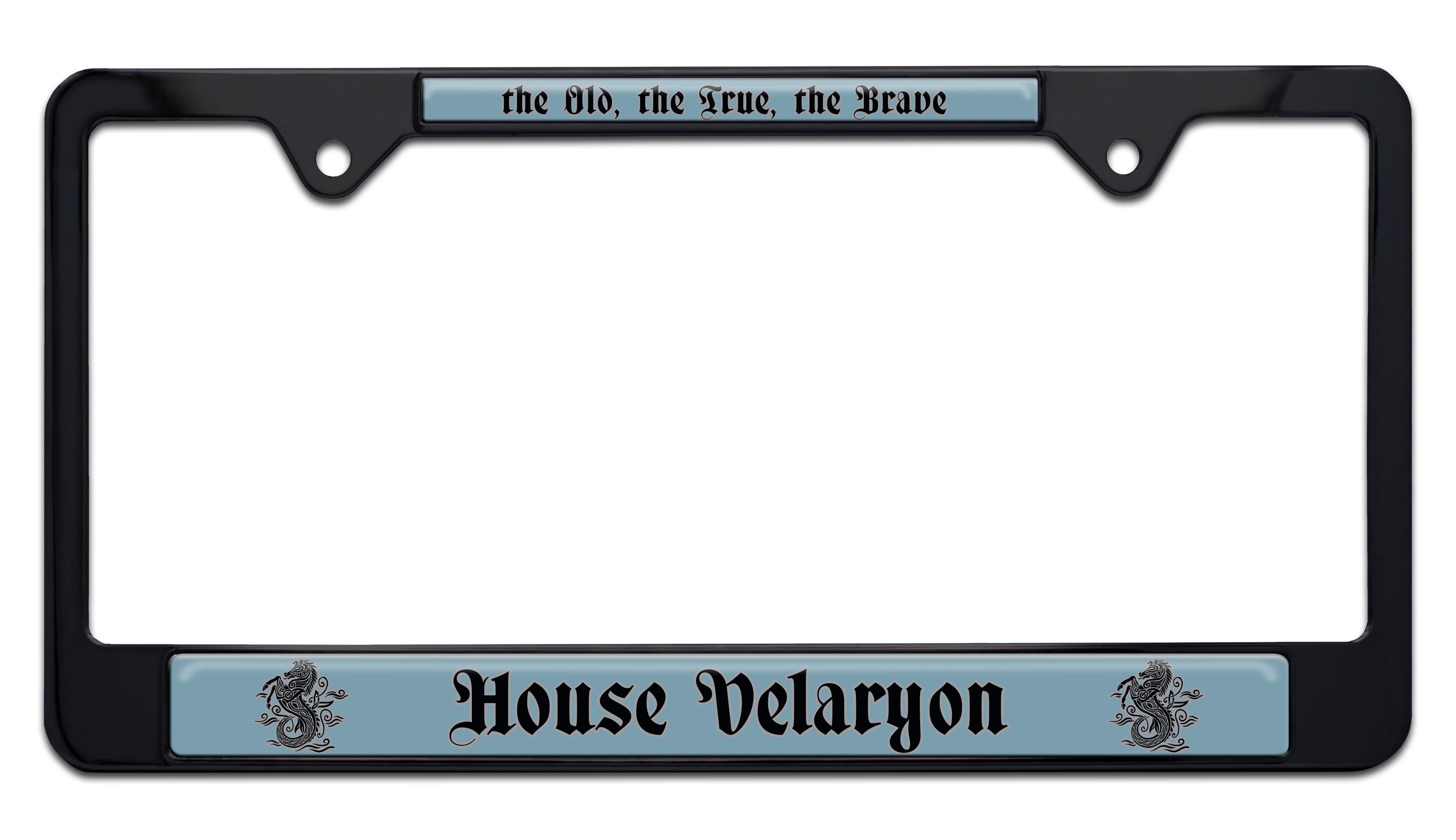 Elektroplate Officially Licensed - House of The Dragon Velaryon Black  All-Metal Standard Size License Plate Frame Tag Holder for Vehicle -  Walmart.com, image size:3900x2250